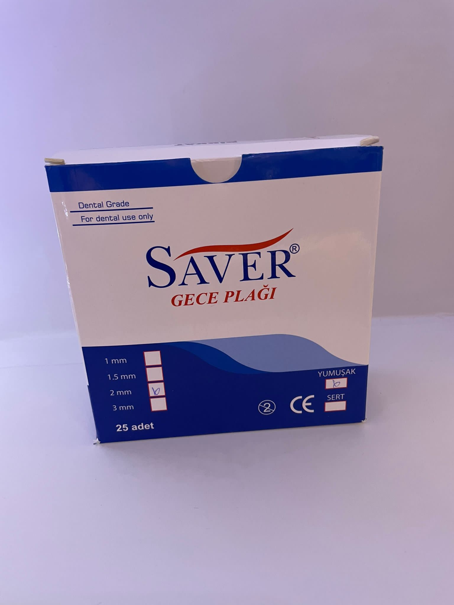  GECE PLAĞI SERT 1,5 MM (25 ADET)
